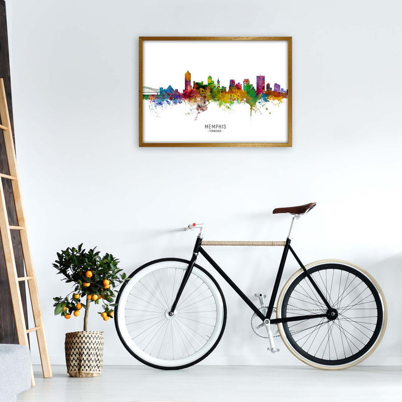 Memphis Tennessee Skyline Art Print by Michael Tompsett A1 Print Only