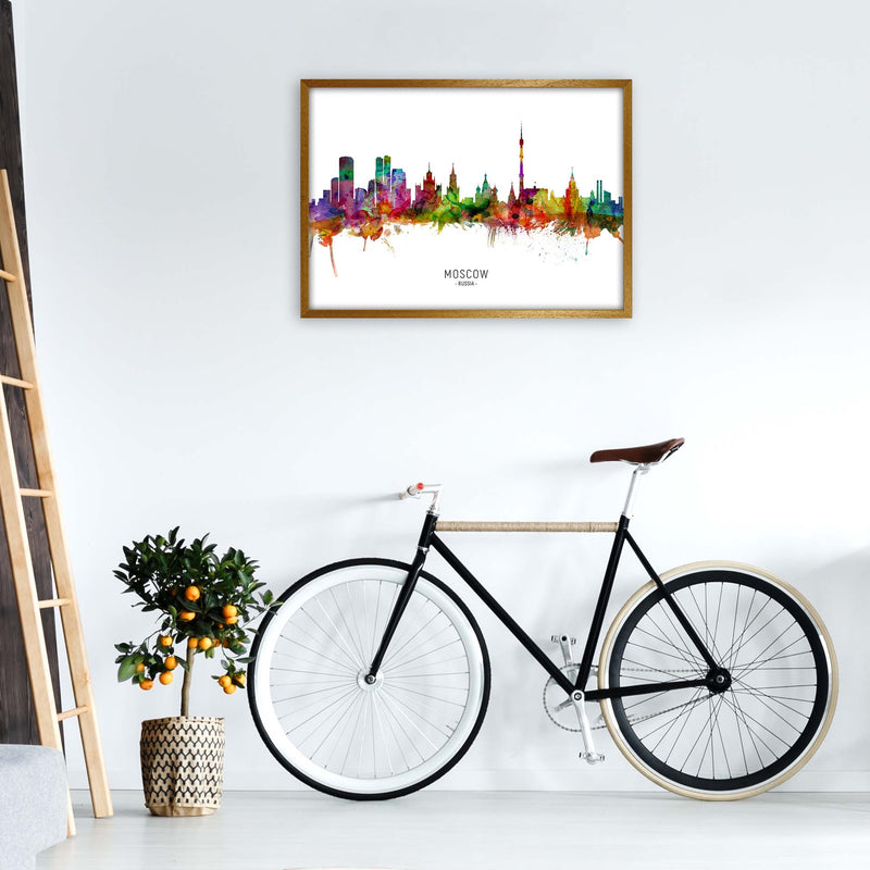 Moscow Russia Skyline Art Print by Michael Tompsett A1 Print Only