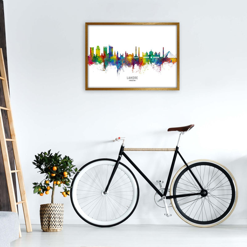 Lahore Pakistan Skyline Art Print by Michael Tompsett A1 Print Only