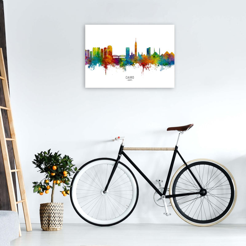 Cairo Egypt Skyline Art Print by Michael Tompsett A1 Black Frame