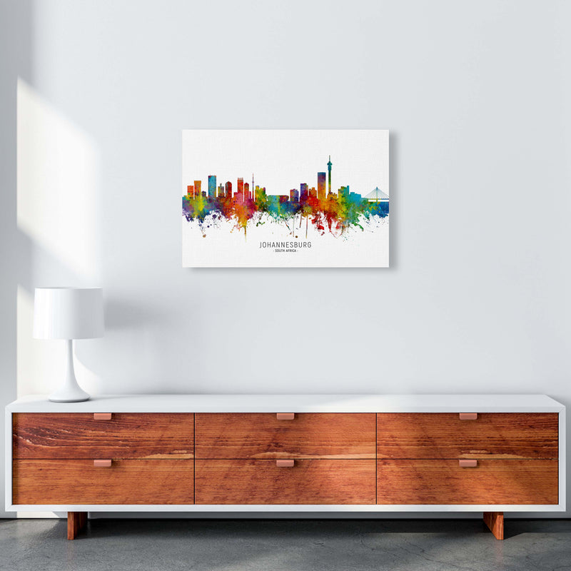 Johannesburg South Africa Skyline Print by Michael Tompsett A2 Canvas