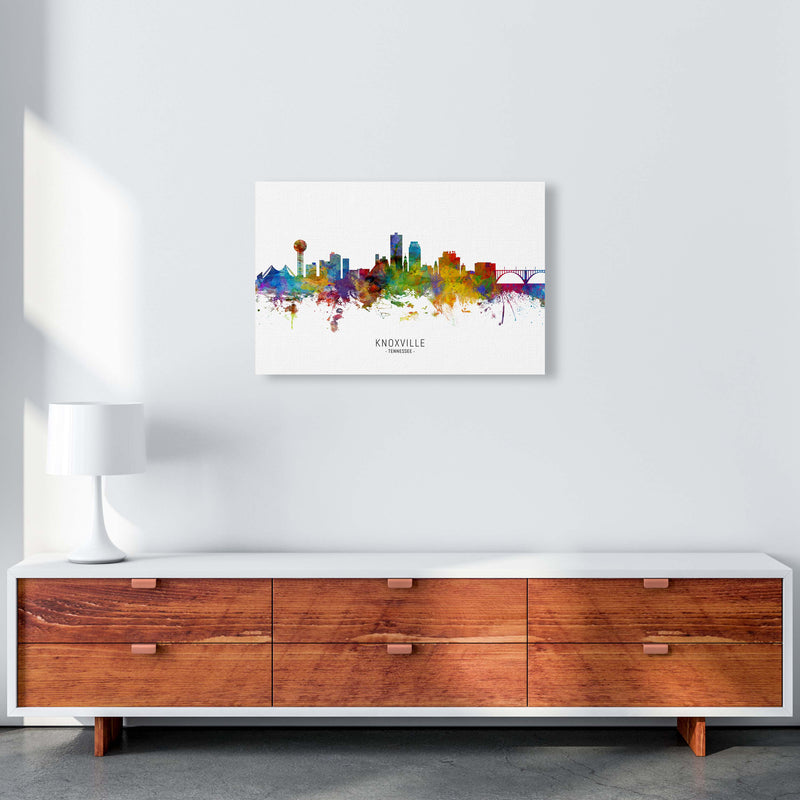 Knoxville Tennessee Skyline Art Print by Michael Tompsett A2 Canvas
