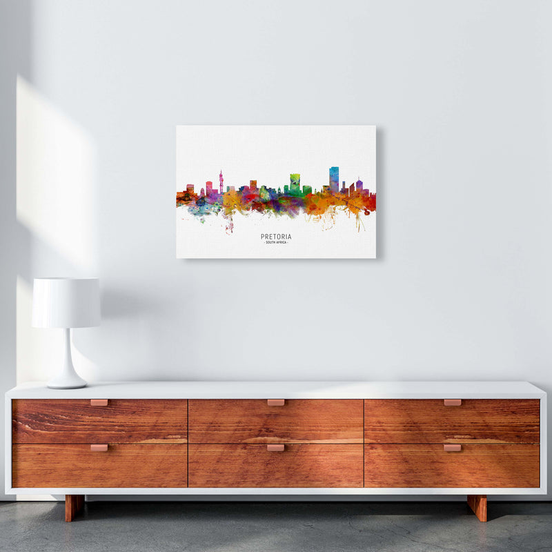 Pretoria South Africa Skyline Art Print by Michael Tompsett A2 Canvas