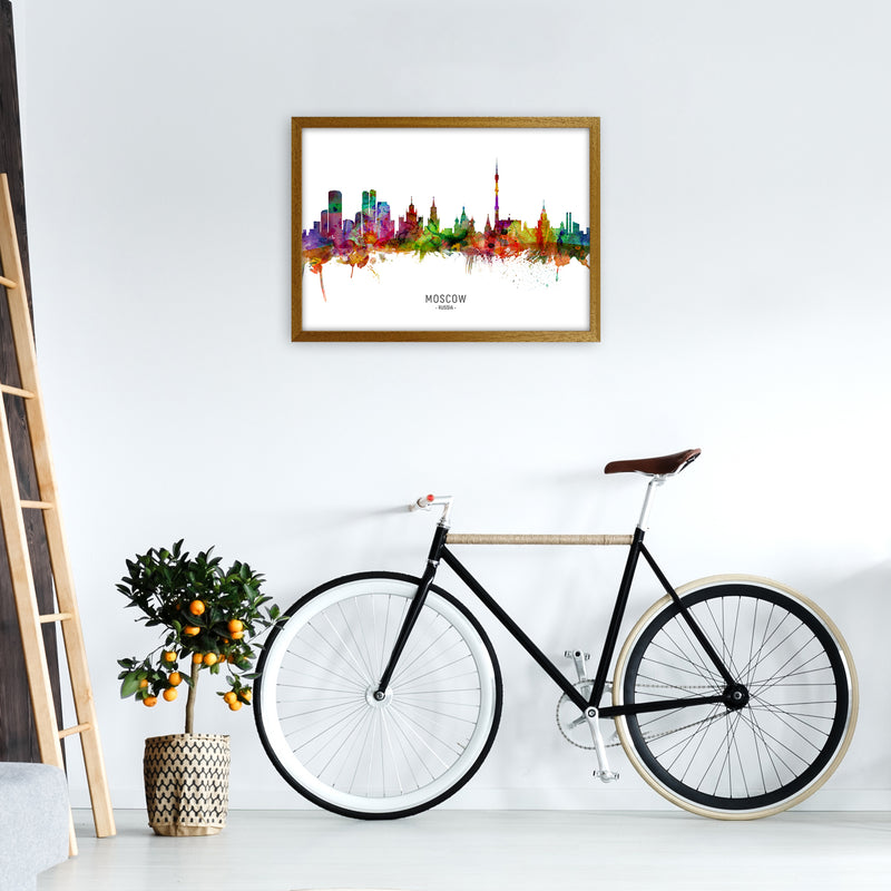 Moscow Russia Skyline Art Print by Michael Tompsett A2 Print Only