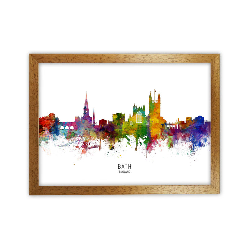 Bath England Skyline Art Print by Michael Tompsett Oak Grain