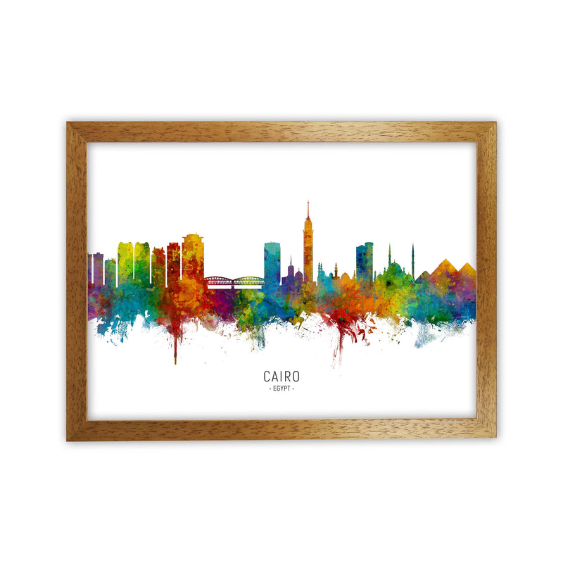 Cairo Egypt Skyline Art Print by Michael Tompsett Oak Grain