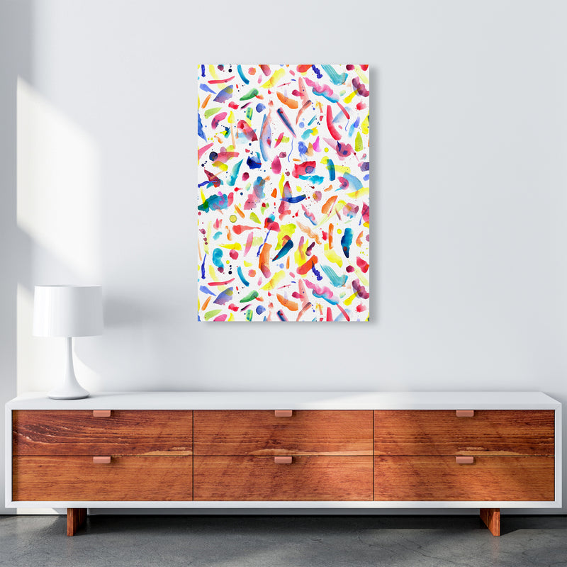 Colorful Summer Flavours Abstract Art Print by Ninola Design A1 Canvas