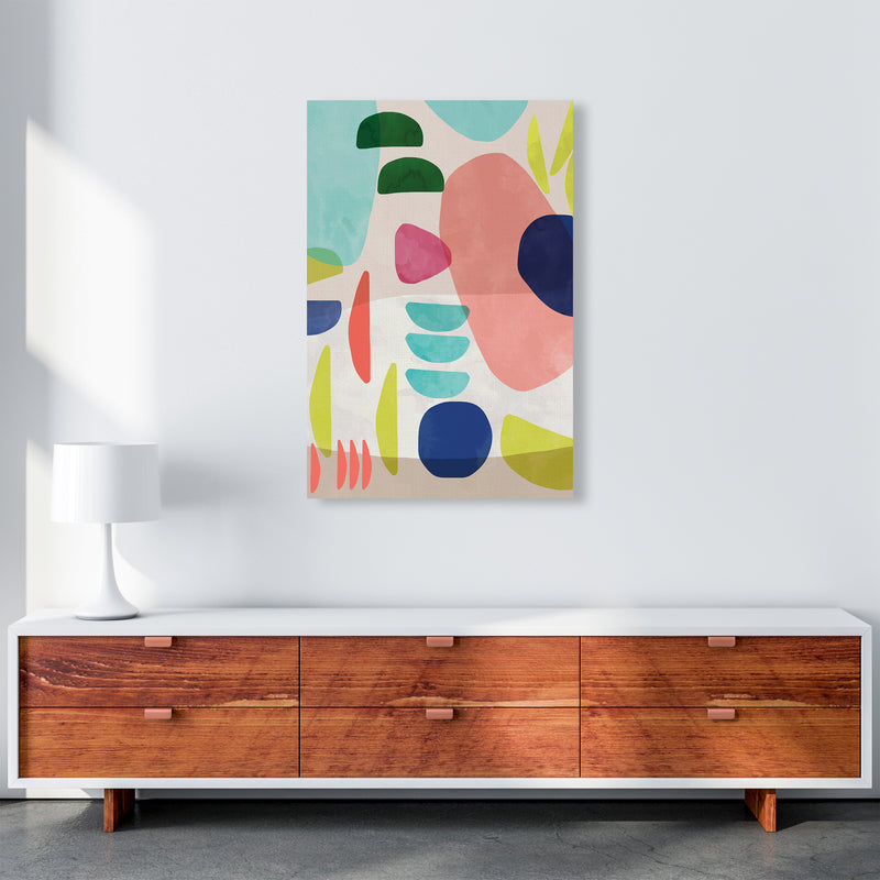 Organic Bold Shapes Abstract Art Print by Ninola Design A1 Canvas