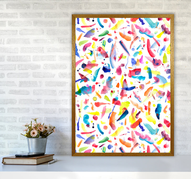 Colorful Summer Flavours Abstract Art Print by Ninola Design A1 Print Only