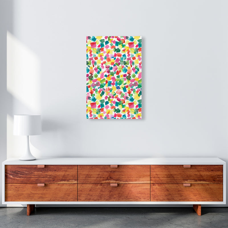 Abstract Spring Colorful Abstract Art Print by Ninola Design A2 Canvas
