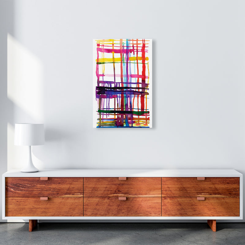 Loom Telar Abstract Art Print by Ninola Design A2 Canvas
