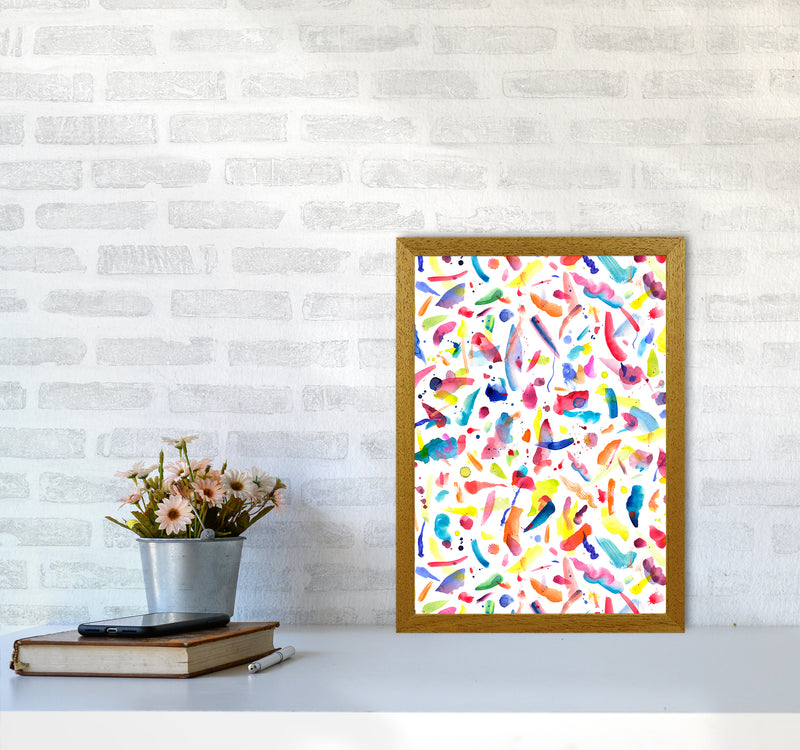 Colorful Summer Flavours Abstract Art Print by Ninola Design A3 Print Only