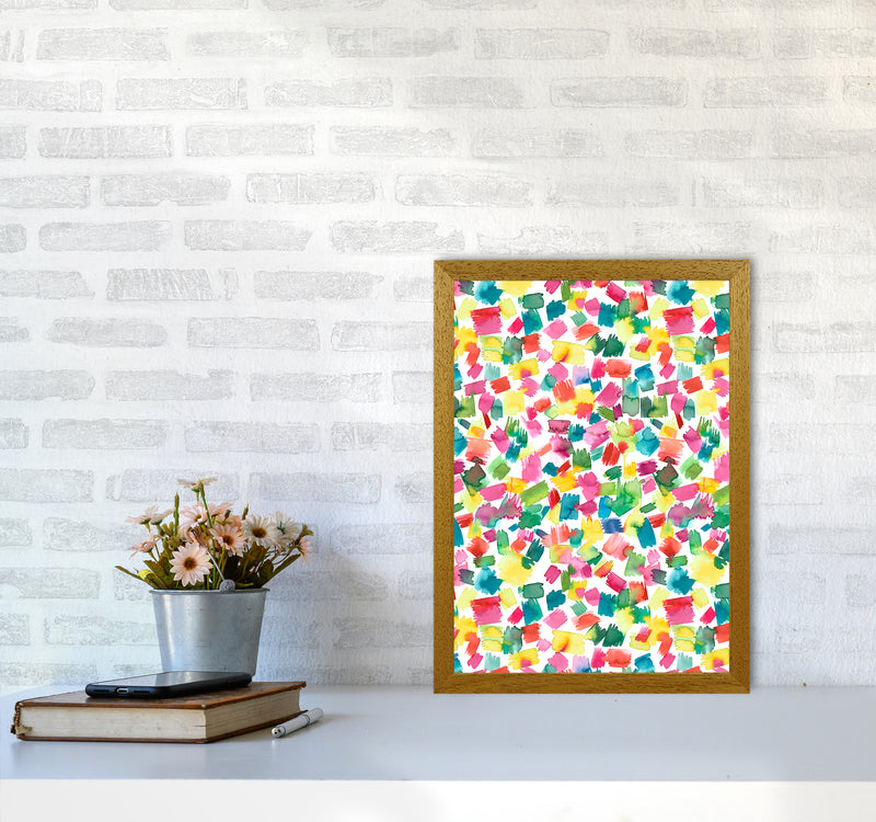Abstract Spring Colorful Abstract Art Print by Ninola Design A3 Print Only
