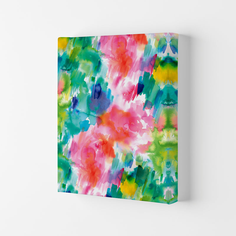 Painterly Waterolor Texture Abstract Art Print by Ninola Design Canvas
