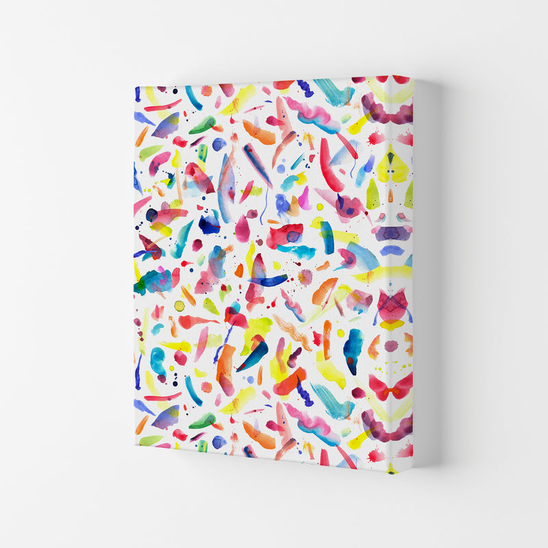 Colorful Summer Flavours Abstract Art Print by Ninola Design Canvas