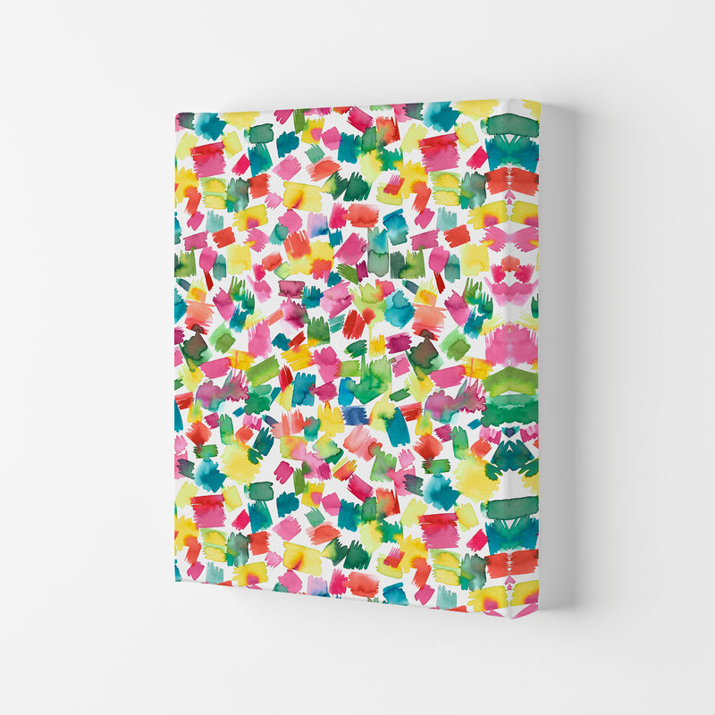Abstract Spring Colorful Abstract Art Print by Ninola Design Canvas
