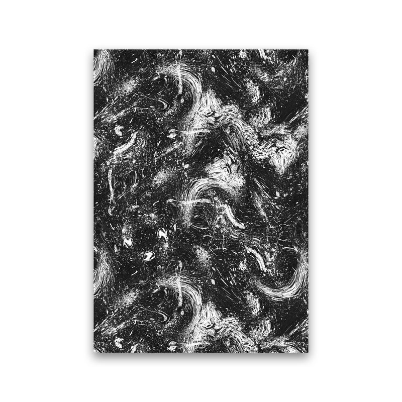 Abstract Dripping Painting Black White Abstract Art Print by Ninola Design Print Only
