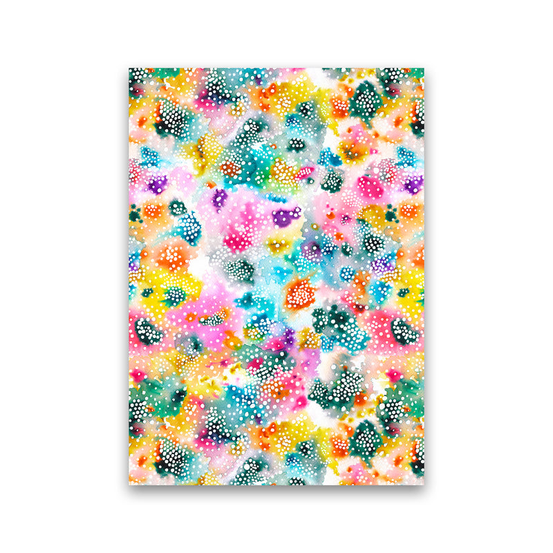Experimental Surface Colorful Abstract Art Print by Ninola Design Print Only