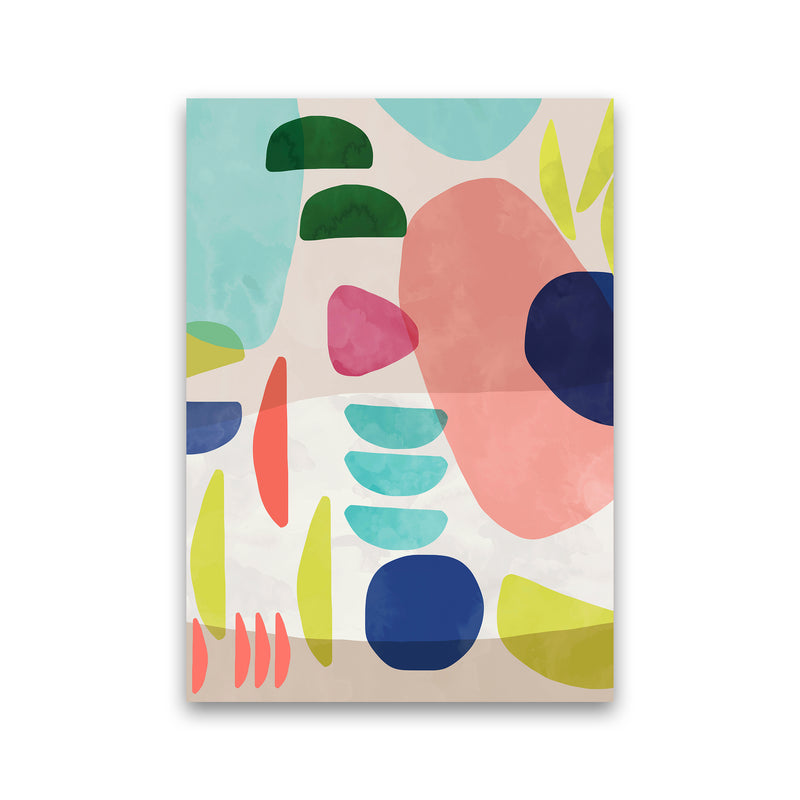 Organic Bold Shapes Abstract Art Print by Ninola Design Print Only