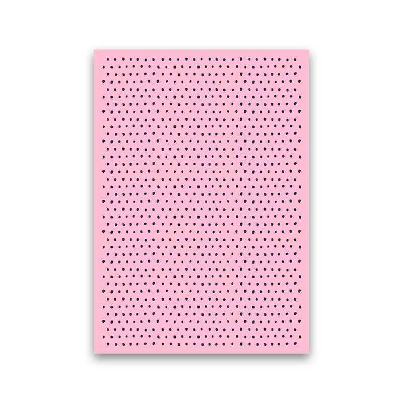 Artsy Dots Pink Abstract Art Print by Ninola Design Print Only