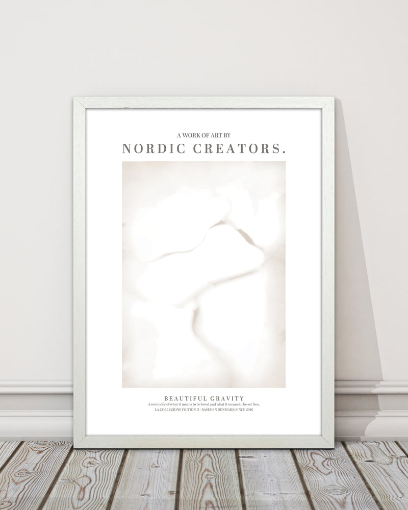Beautiful Gravity Abstract Art Print by Nordic Creators