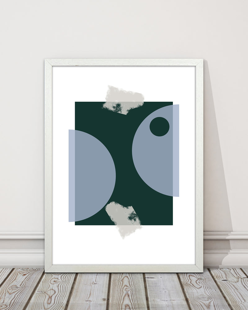 Blue & Green Abstract Art Print by Nordic Creators
