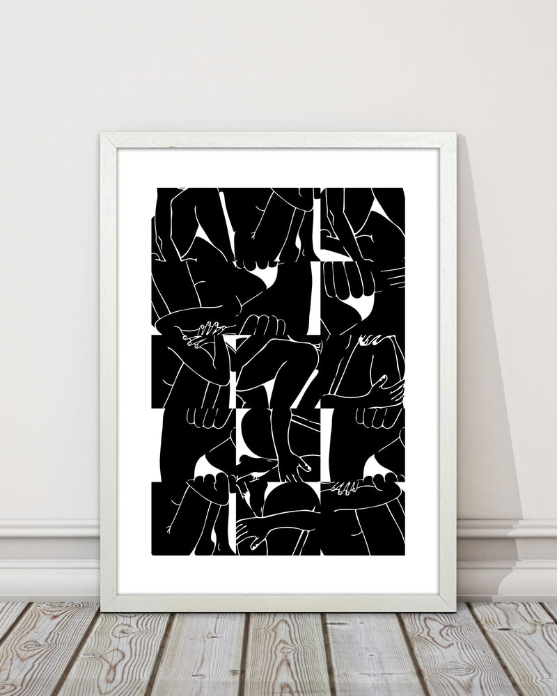 Bodies Abstract Art Print by Nordic Creators