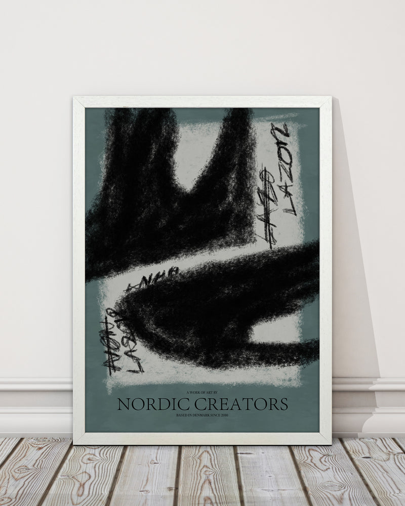 Ghost Abstract Art Print by Nordic Creators