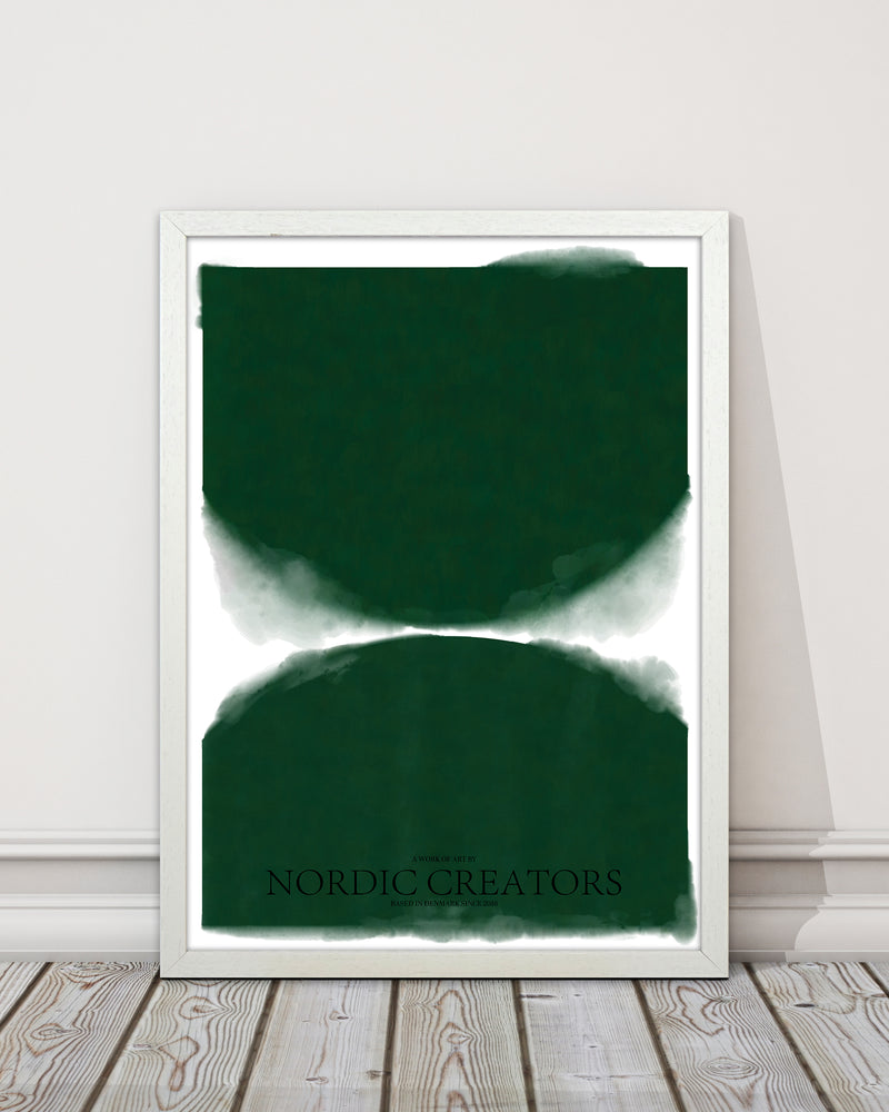 Green Abstract Art Print by Nordic Creators
