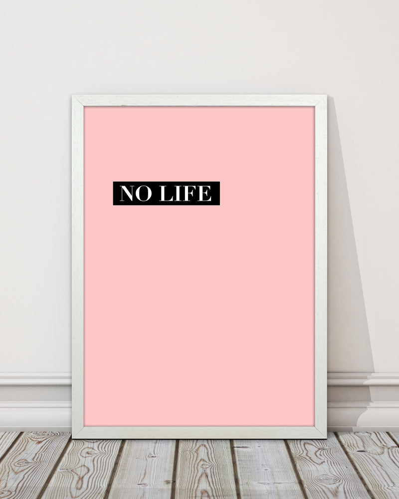 NO LIFE Abstract Art Print by Nordic Creators