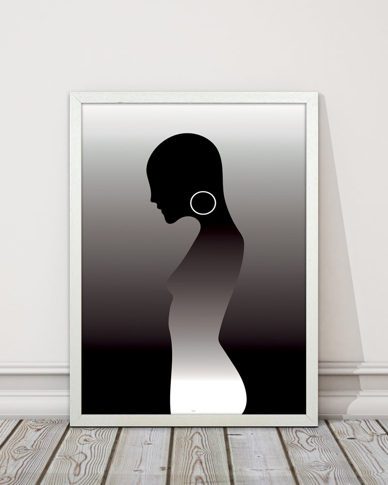 PJ-836-13 Woman of darkness Abstract Art Print by Nordic Creators