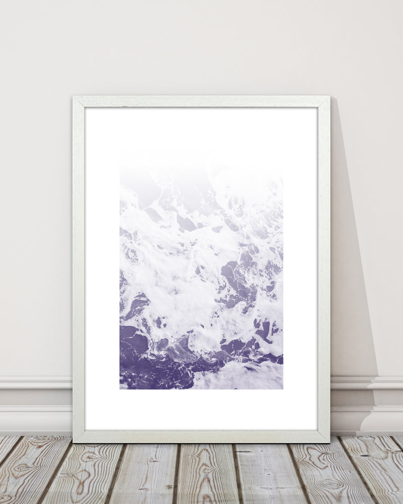 Purple Ocean Abstract Art Print by Nordic Creators