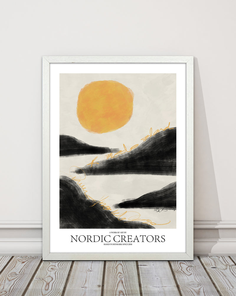 Sunrise Abstract Art Print by Nordic Creators