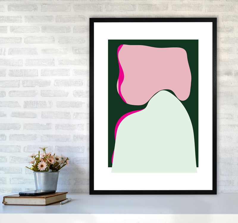 Abstract 2 Modern Contemporary Art Print by Nordic Creators A1 White Frame