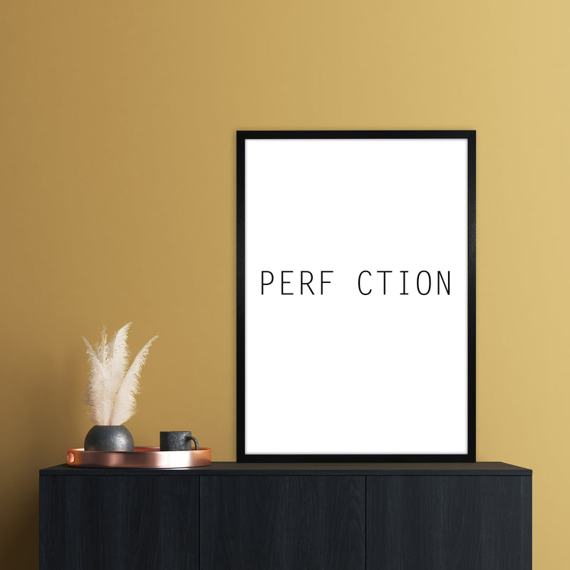 Perfection Abstract Art Print by Nordic Creators A1 White Frame