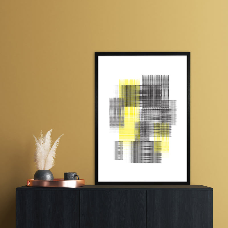 Splash 2 Abstract Art Print by Nordic Creators A1 White Frame
