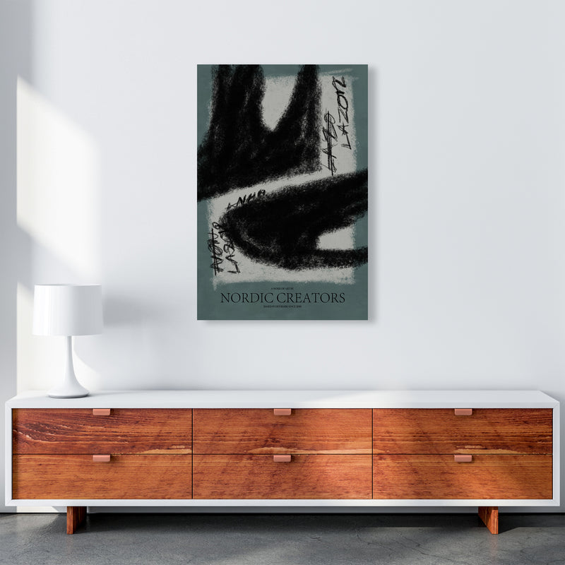 Ghost Abstract Art Print by Nordic Creators A1 Canvas