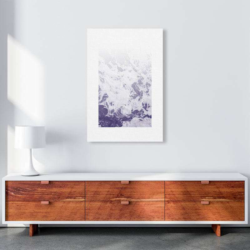 Purple Ocean Abstract Art Print by Nordic Creators A1 Canvas
