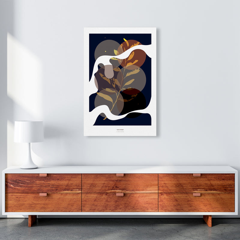 Waves Abstract Art Print by Nordic Creators A1 Canvas