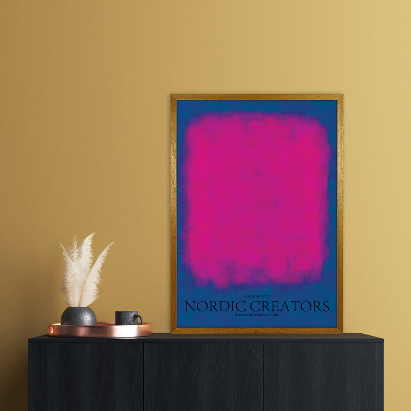 Color Block 3 Abstract Art Print by Nordic Creators A1 Print Only