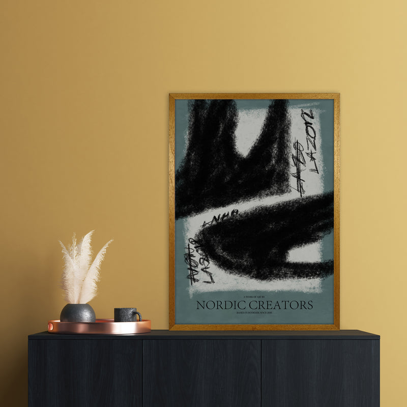 Ghost Abstract Art Print by Nordic Creators A1 Print Only