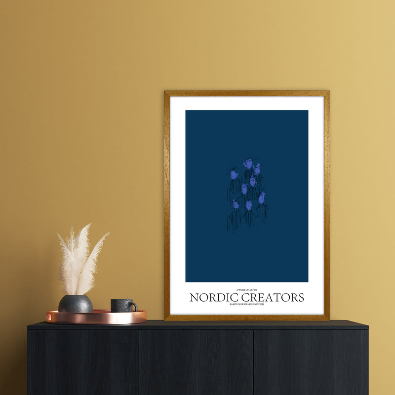 I'm blue Abstract Art Print by Nordic Creators A1 Print Only