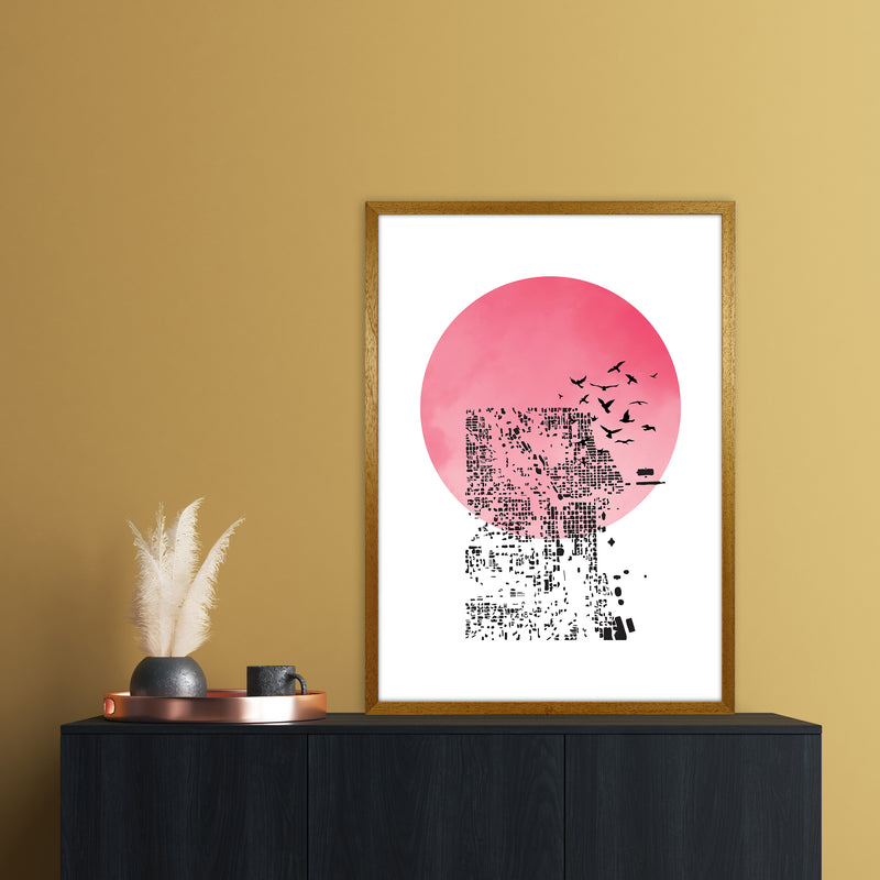 Shadow Abstract Art Print by Nordic Creators A1 Print Only