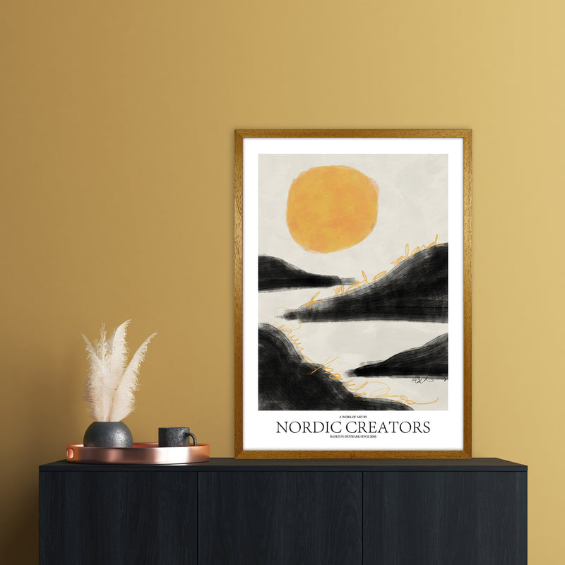 Sunrise Abstract Art Print by Nordic Creators A1 Print Only