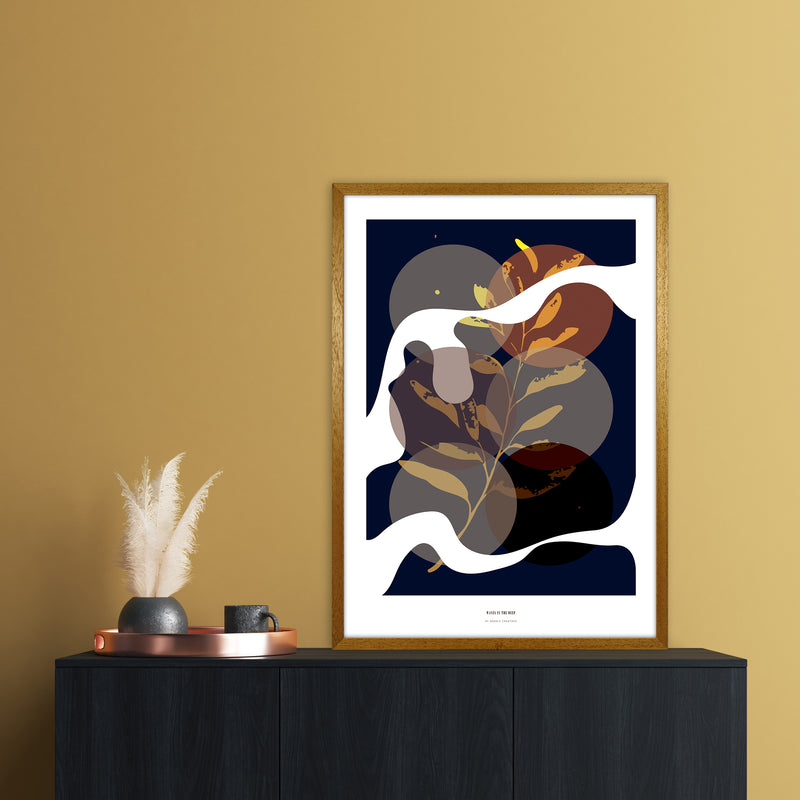 Waves Abstract Art Print by Nordic Creators A1 Print Only