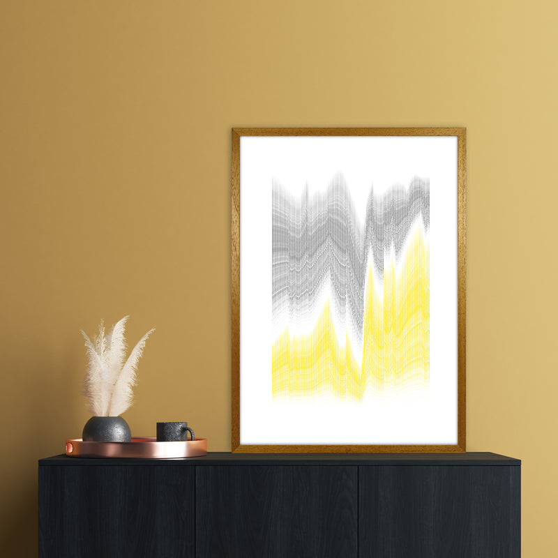 Waves in the deep Abstract Art Print by Nordic Creators A1 Print Only