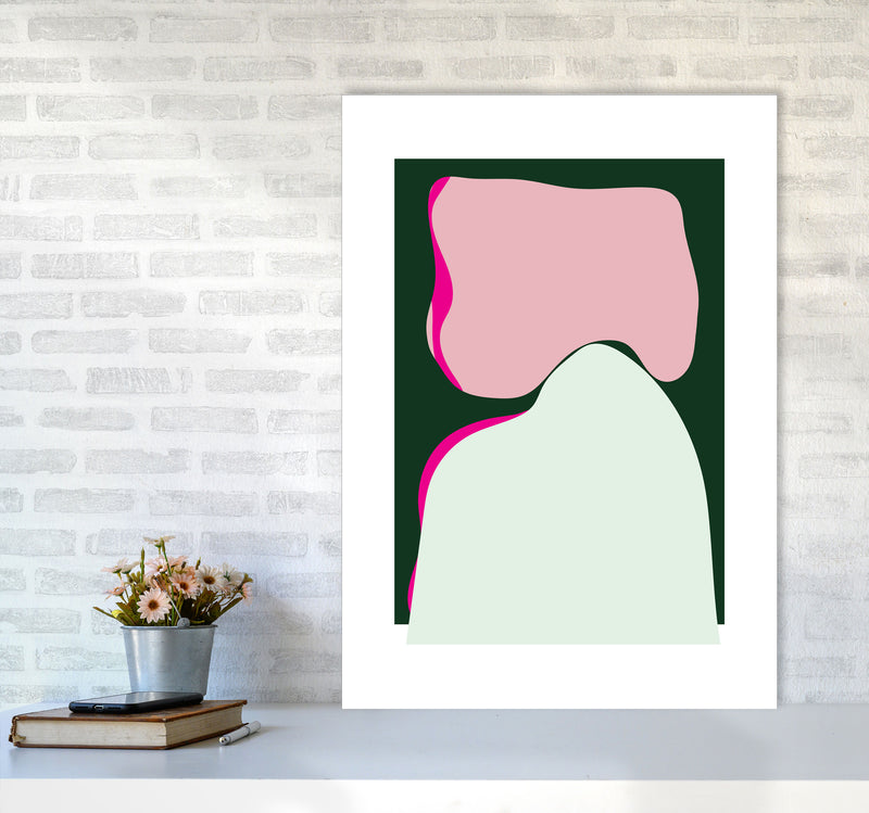 Abstract 2 Modern Contemporary Art Print by Nordic Creators A1 Black Frame