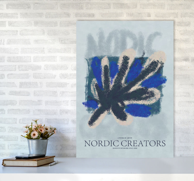 Abstract 5 Modern Contemporary Art Print by Nordic Creators A1 Black Frame