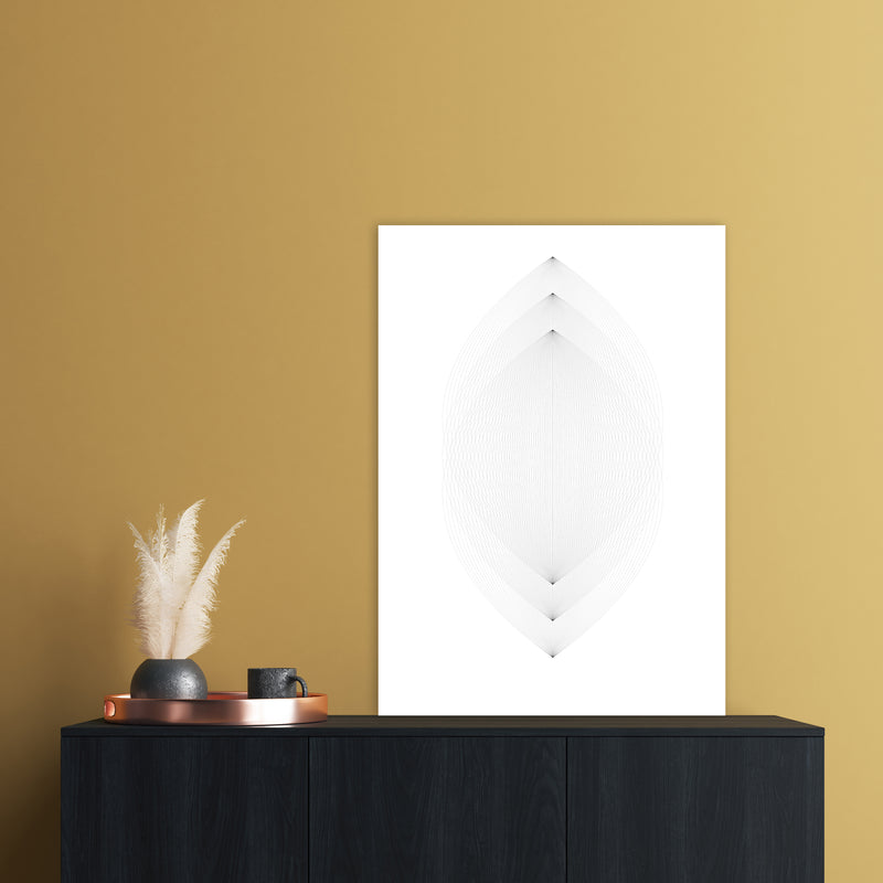 Leaves Abstract Art Print by Nordic Creators A1 Black Frame