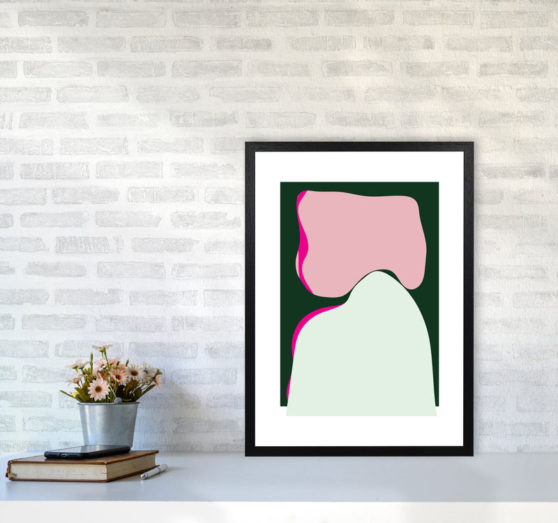 Abstract 2 Modern Contemporary Art Print by Nordic Creators A2 White Frame
